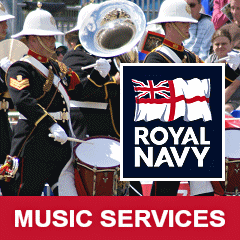 Link to the Royal Navy Royal Marines Bands website