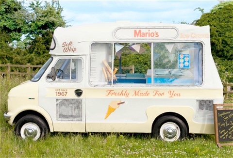 Link to the Mario's Ice Cream website