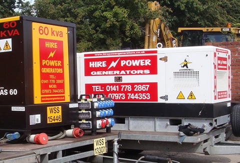 Link to the Hire Power Generators website