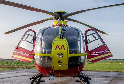 Link to the Midlands Air Ambulance Charity website