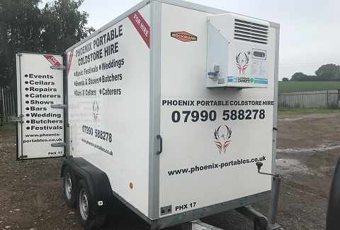 Link to the Phoenix Portable Coldstore Hire website