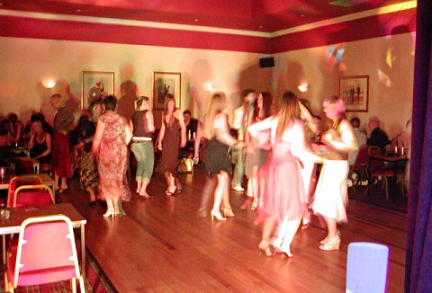 Link to the Chaplins Disco website