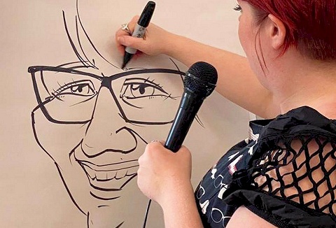 Link to the Topsy Doodle Caricatures website
