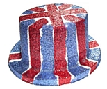 Glitter Union Jack Topper